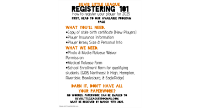 A GUIDE TO REGISTRATION 2025