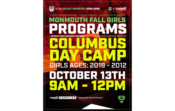 CSA MONMOUTH GIRLS COLUMBUS DAY CAMP