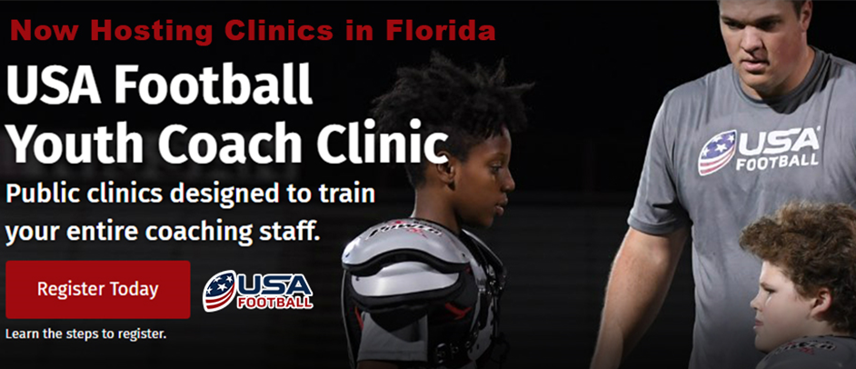  USA Football Live Clinics - Register Today