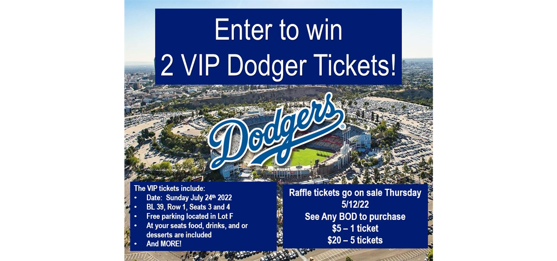 Enter to Win 2 VIP Dodger Tickets!