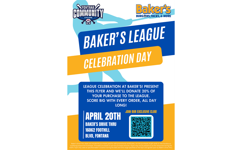 Baker's Fundraiser
