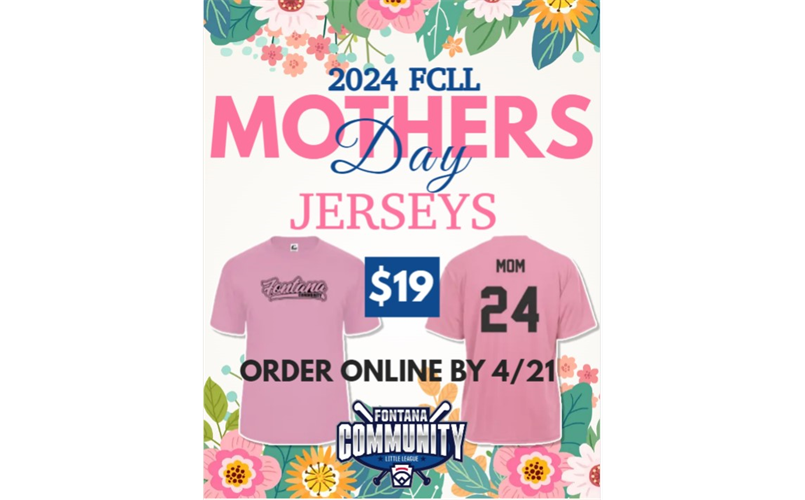 Order Mother's Day Jerseys Today!