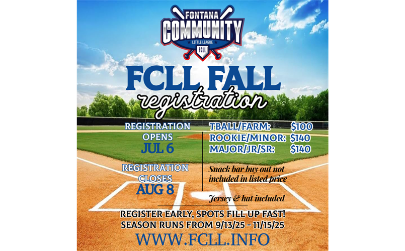 2025 Fall Registration Opens 7/6/25