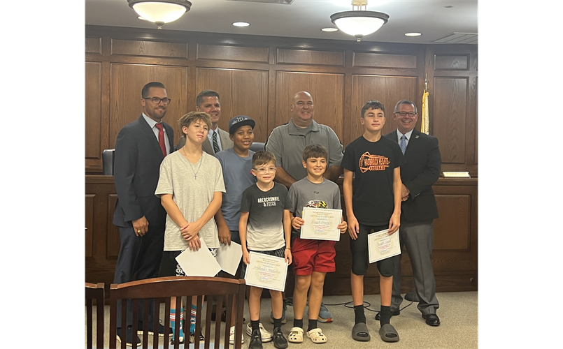 Mayor & Council Recognition- 2023 VFW Town Champs 
