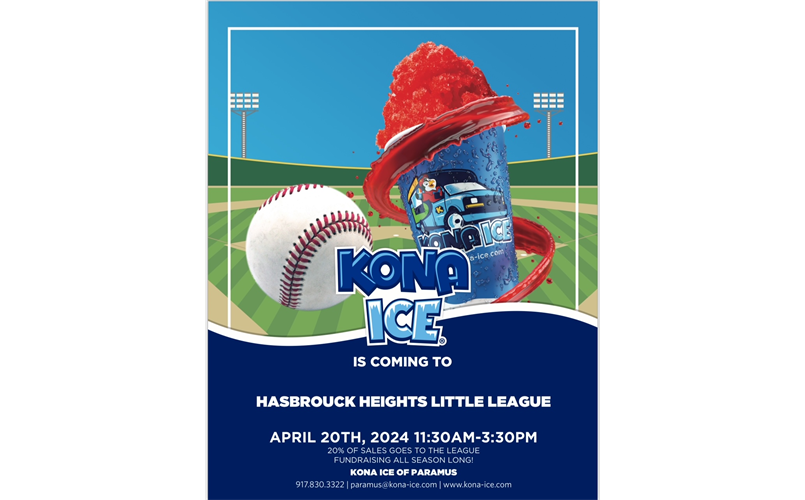 HHLL Kona Ice Fundraiser 4/20/24