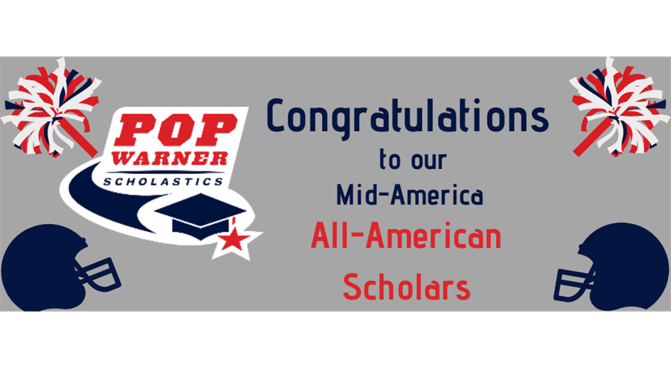 Congratulations to our Football & Cheer Mid-America Scholars