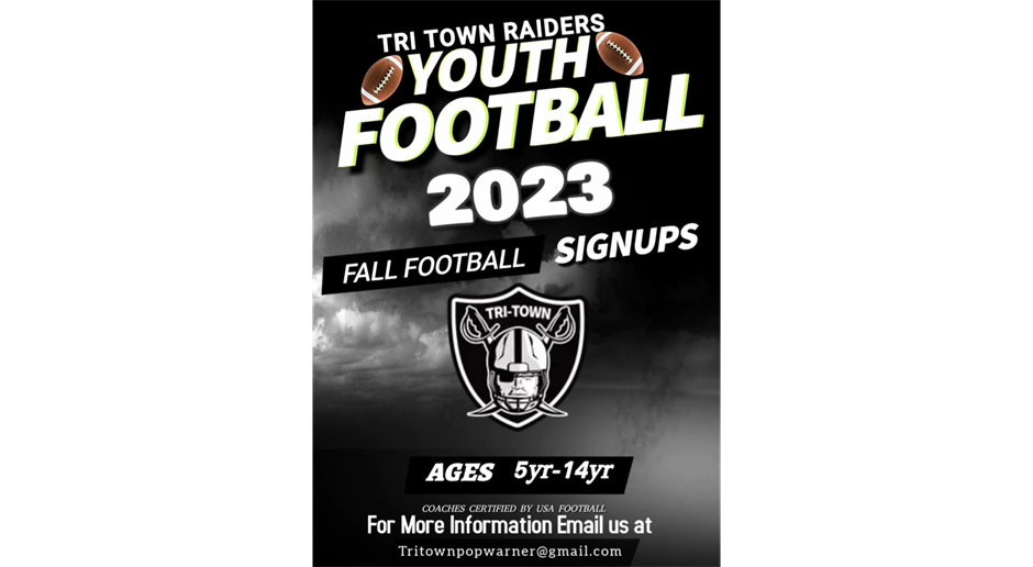 2023 FALL FOOTBALL SIGNUPS GOING ON NOW