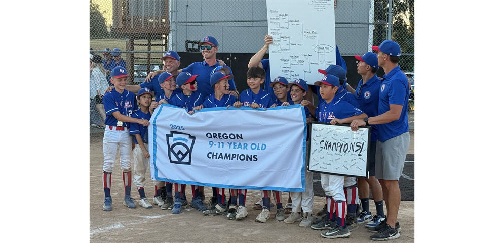 CEDAR MILL LL 9/10/11 BASEBALL STATE CHAMPIONS