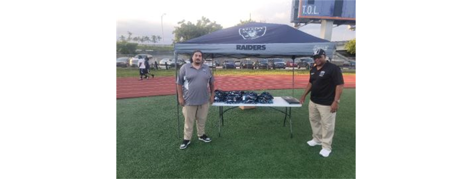 The Palmetto Raiders Protective Football Equipment Giveaway 
