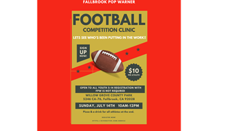 July Football Competition Style Clinic