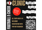 February Football & Cheer Clinic