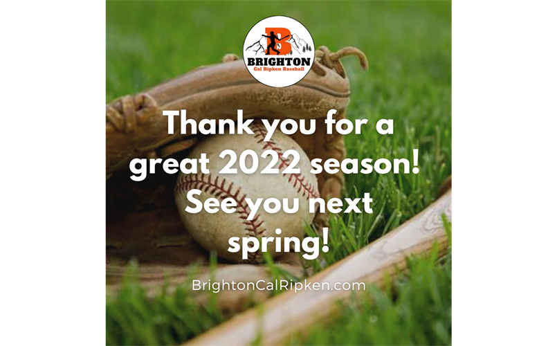 Thanks for a successful 2022 Season!