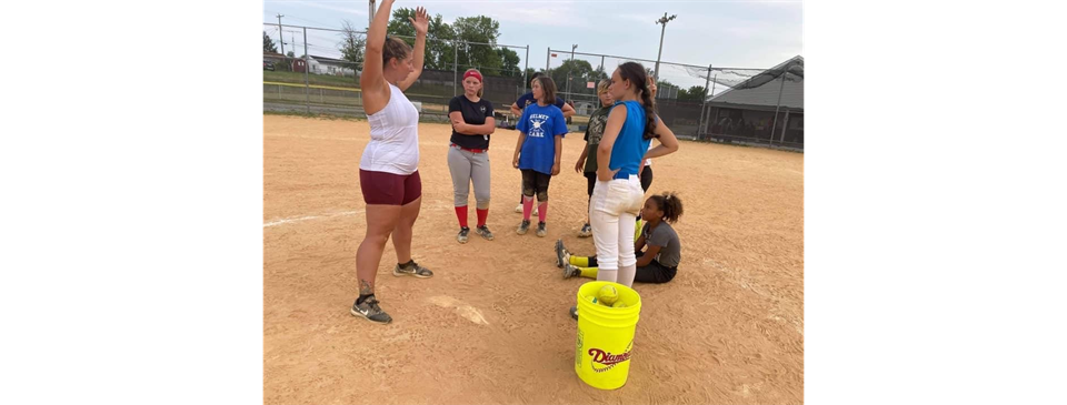 Pitching Clinic with Ms. Mary Crosby former Fredrick Community College Pitcher
