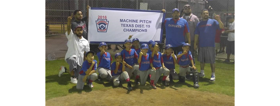 2016 Machine Pitch Texas DIst. 15 Champions