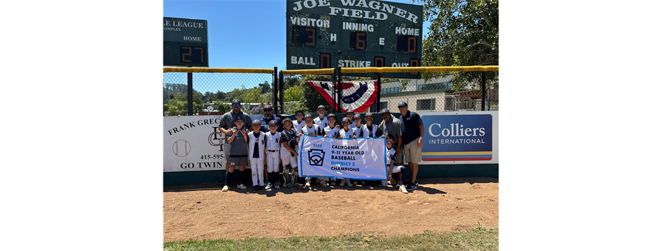 2025 District 3 11s All Stars Champions Novato LL North
