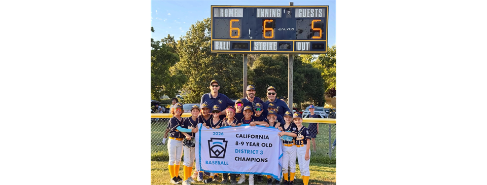 2026 8/9s All Stars Champions Gallinas Valley LL