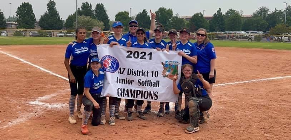 2021 Juniors Softball District 10 Champions