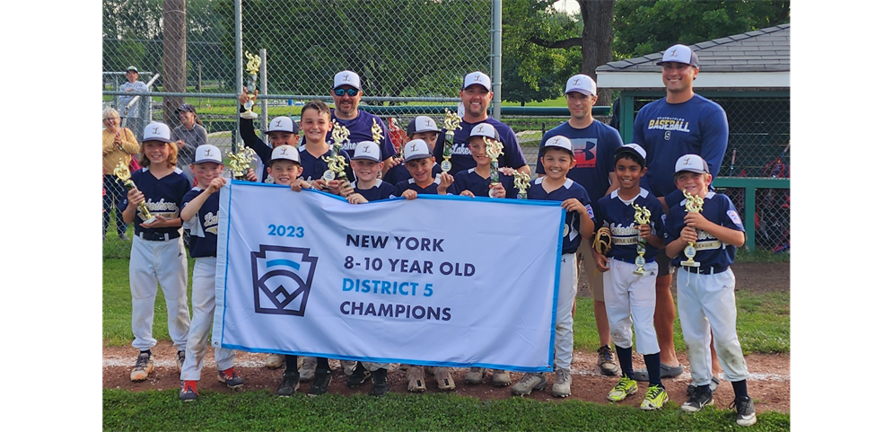 Lakeshore wins the NY District 5 8-10 Baseball Championship 