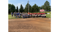 District 5 opening ceremonies for 10-12 softball