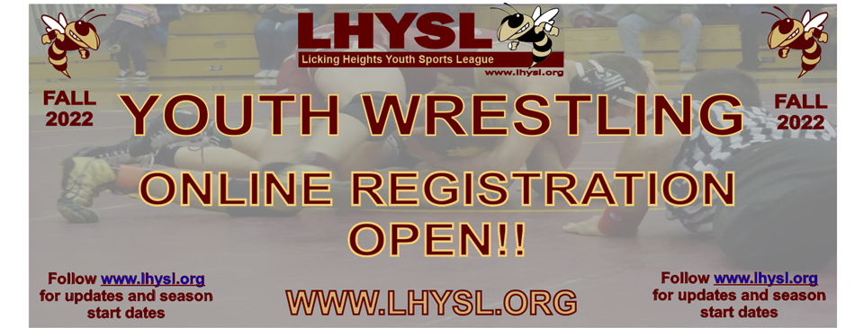 Youth Wrestling Registration OPEN!!