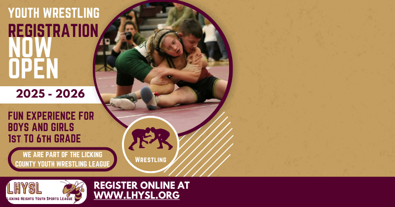 Wrestling Registration Now Open