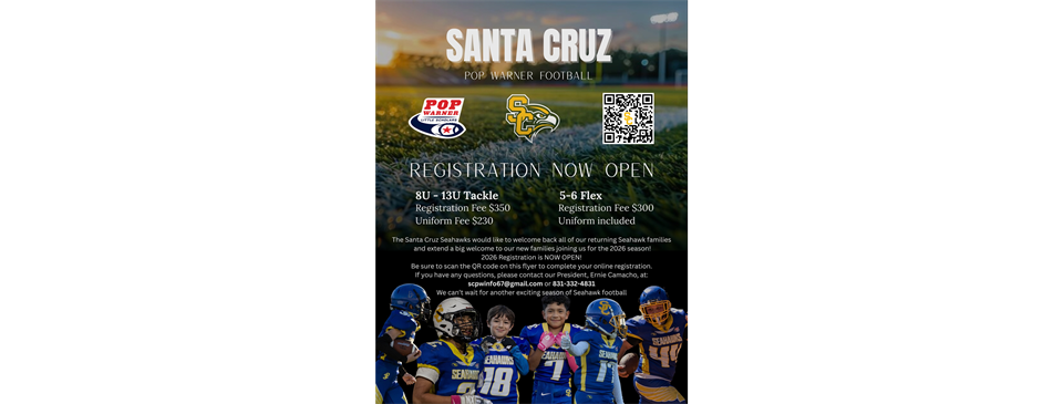 Sign-up Now for the 2026 Season