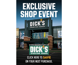 Dick's Sporting Goods Shopping Day