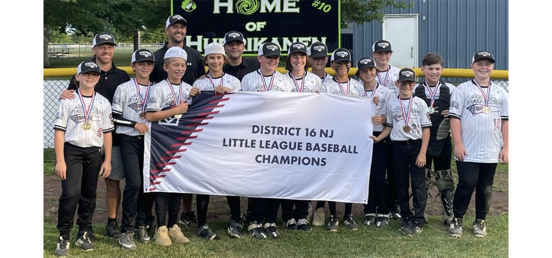 2022 Stafford Little League Baseball District 16 Champions