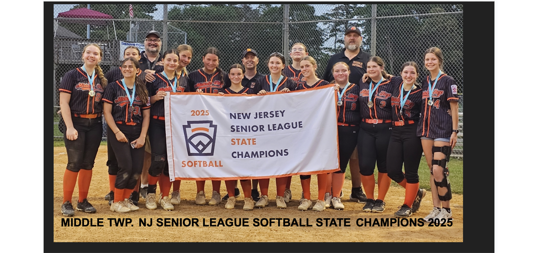 CONGRATULATIONS MIDDLE TWP. STATE CHAMPS