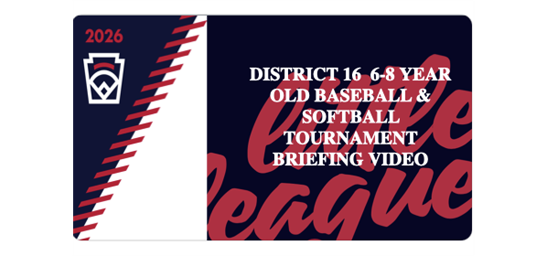 * Year Old Baseball and Softball Briefing 