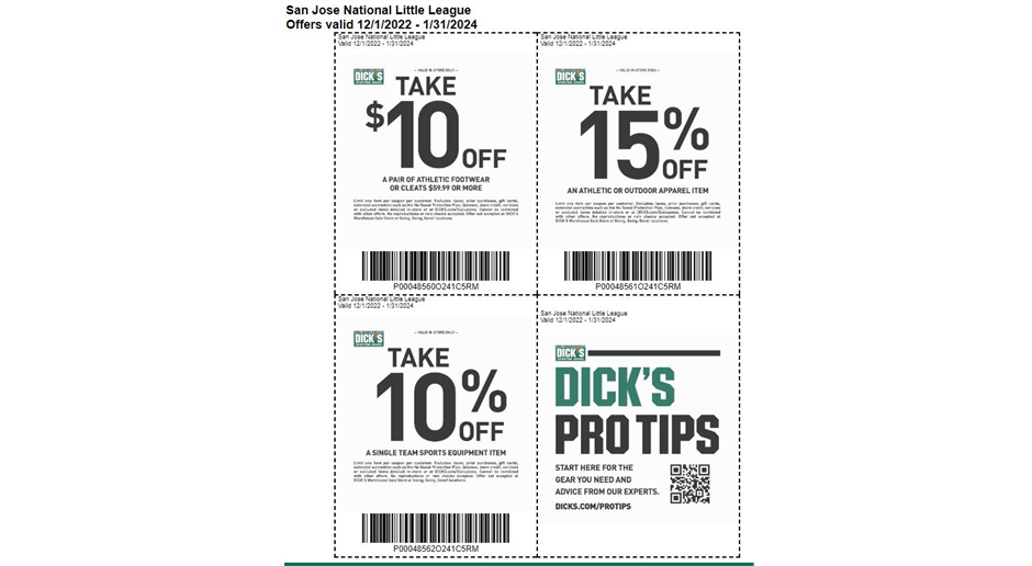 DICK's everyday discount
