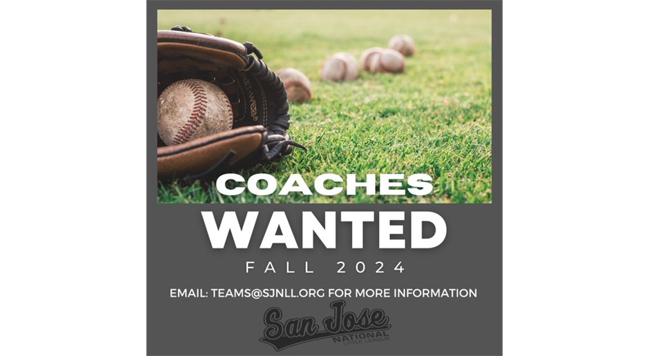 Fall Ball 2024 - Coaches Wanted