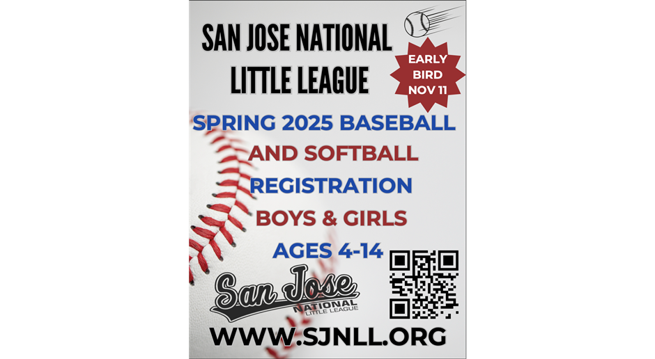 2025 Spring Baseball Registration