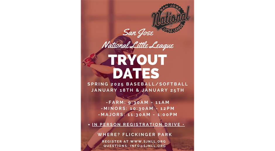 Tryouts - January 18 & 25, 2025!