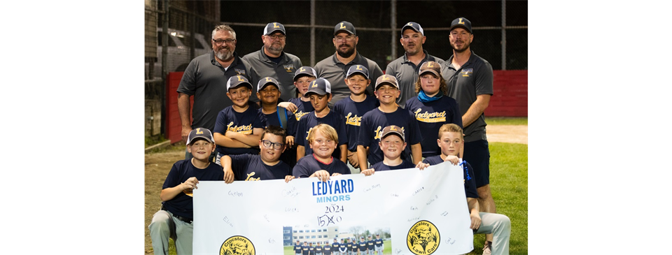 Ledyard Minors Crocsters Win Minors TOC and Finish 15-0