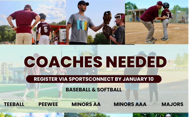 Coaches Needed