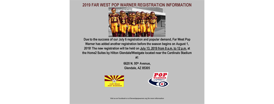 Far West Pop Warner Football > Home