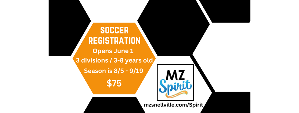 Soccer Registration begins this Summer!