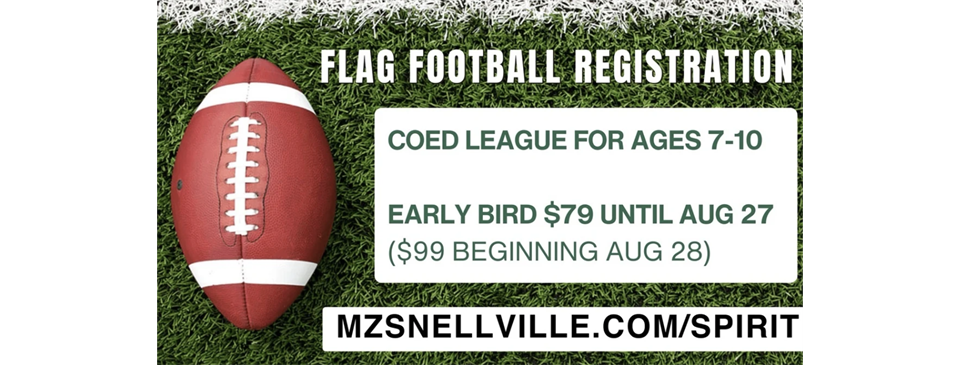 Click Picture to Sign Up for Flag Football!
