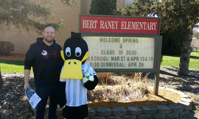 Granite Falls Soccer Visits Bert Raney Elementary