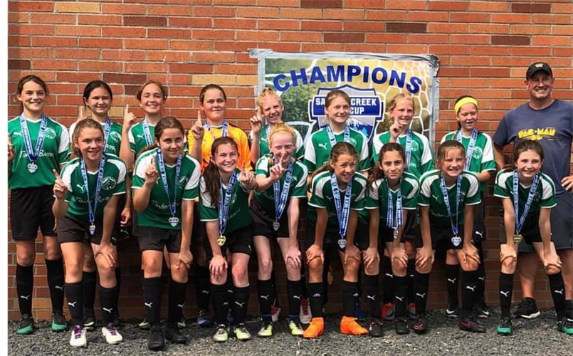 06 Timber Barons Girls Green Team-2nd Place in Spring League 2019