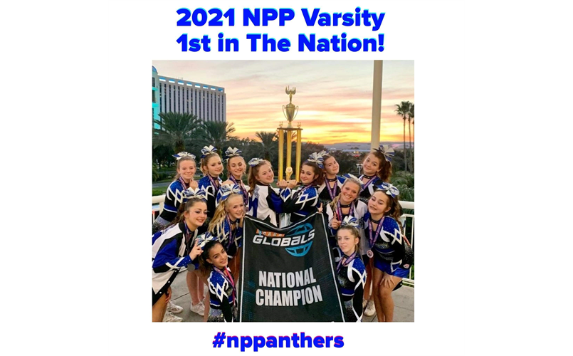 NPP Varsity Cheer 2021 National Champions!