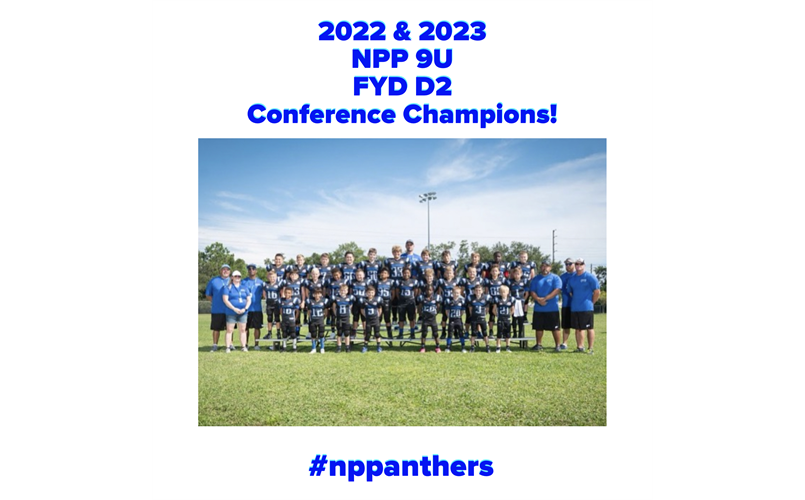 2022 & 2023 FYD Conference Champions!
