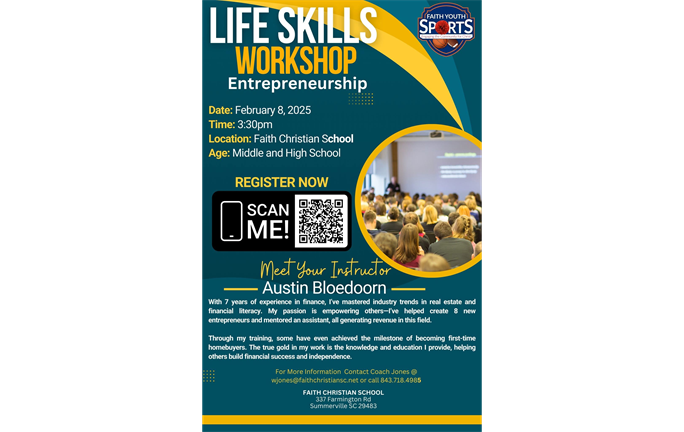 Life Skills Workshop - Entrepreneurship 