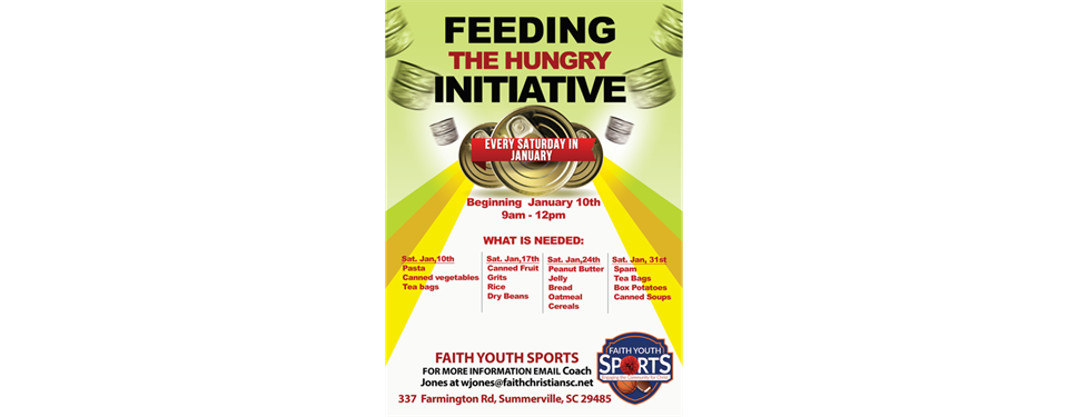 Faith Youth Sports - Feeding the Hungry