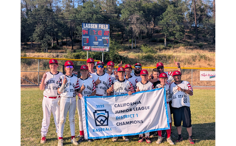 2025 Juniors Baseball District Champions!