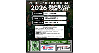 SAVE THE DATE! 2026 Youth Football Skill Camps