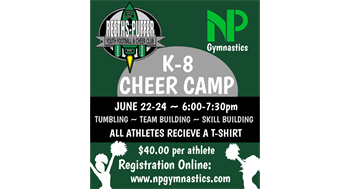SAVE THE DATE! 2026 Youth Cheer Camp