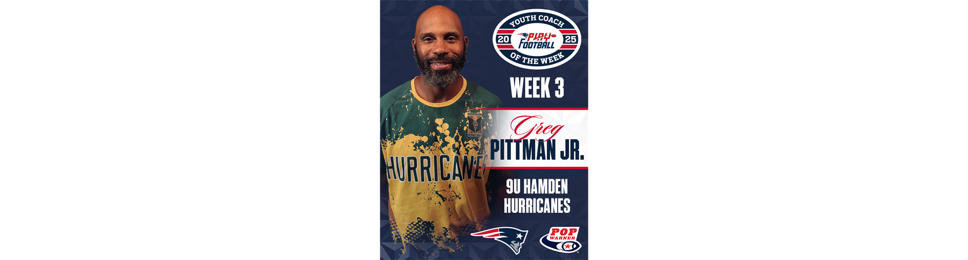 New England Patriots Week 3 NFL Youth Football Coach Of The Week