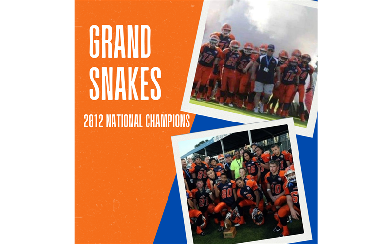 Grand Snakes 2012 National Champions